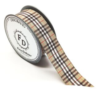 Dekoband Edinburgh - beige-braun-orange