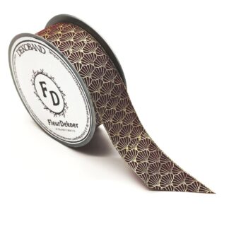Dekoband Madrid - bordeaux-gold