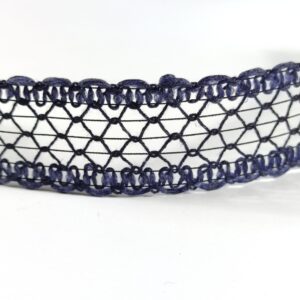 Spitzenband Torino - dunkelblau (30 cm)