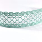 Spitzenband Torino - meergrün (30 cm)