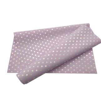 Dekofolie Polka Dot - lila-weiß