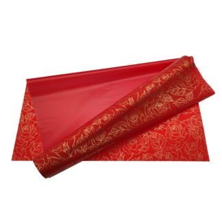 Dekofolie Rosenheim - rot-gold