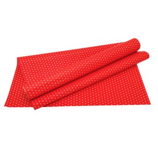 Dekofolie Polka Dot Mini - rot-weiß