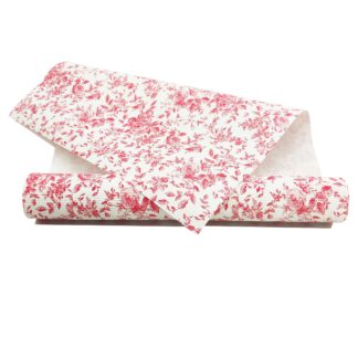 Dekorpapier Lyon - rosa-weiß