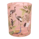 Windlichtglas Baroque Collection Pink Birds (10cm)
