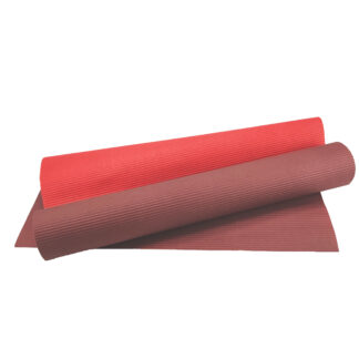 Dekorpapier Duotoni - rotbraun-rot